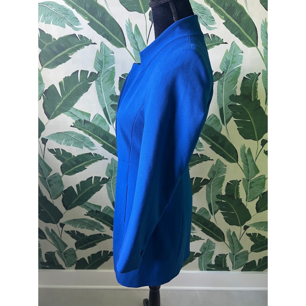 Zara Longline Blazer Women XS Blue - Picture 6 of 10